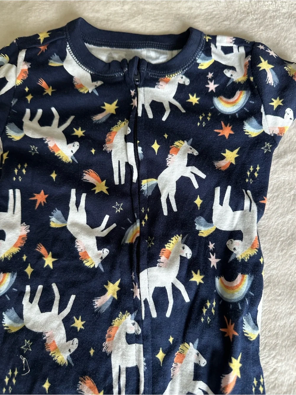 Disney Cream and Red Holiday Knit Top & Leggings Set
